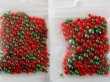 画像3: 1.5〜8mm（穴無し）パールセット【Red Green　約700個】